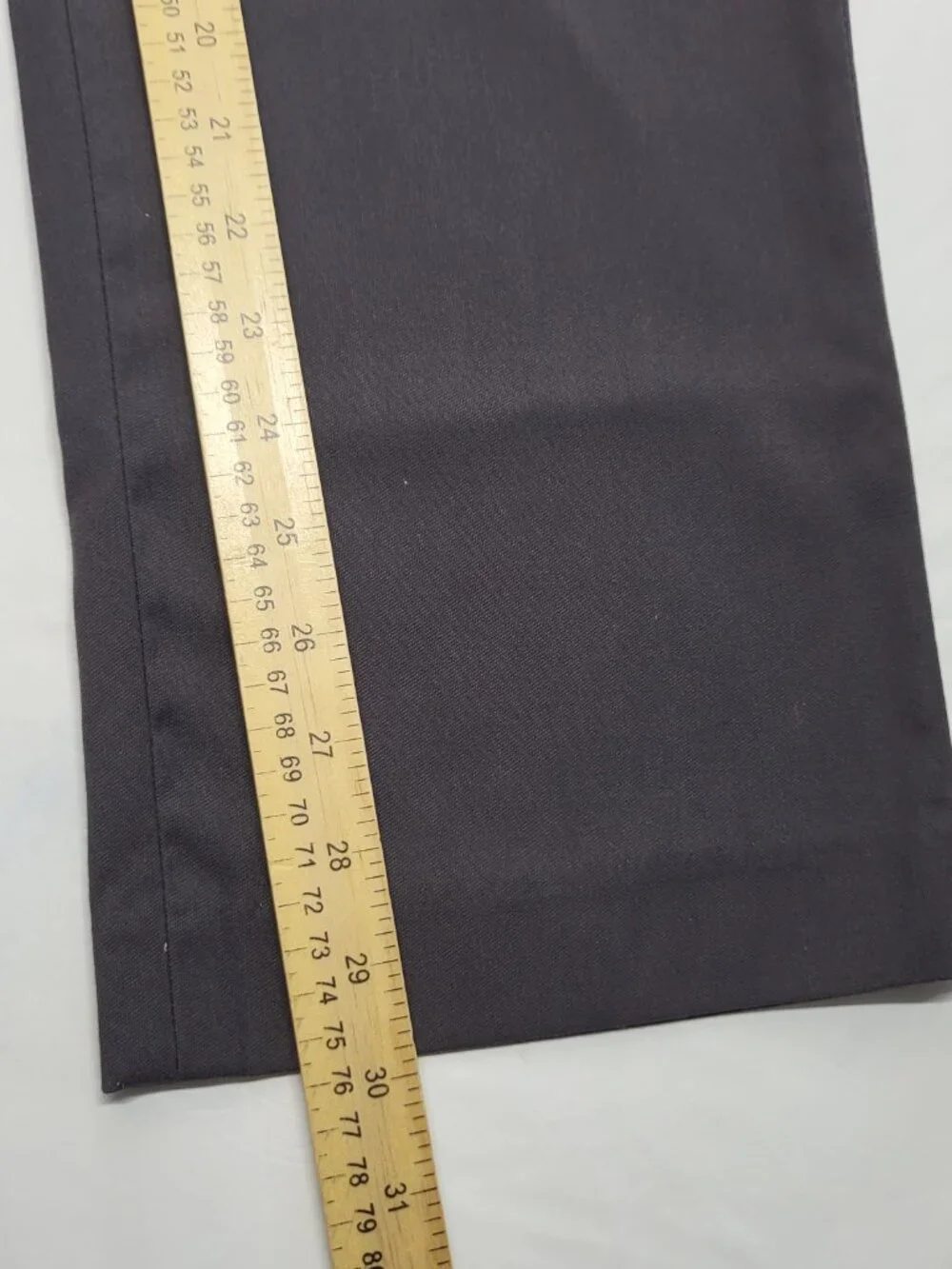 Axis Mens Dress Pants 32 X 30 Straight Leg Straight Gray Polyester Rayon Spandex